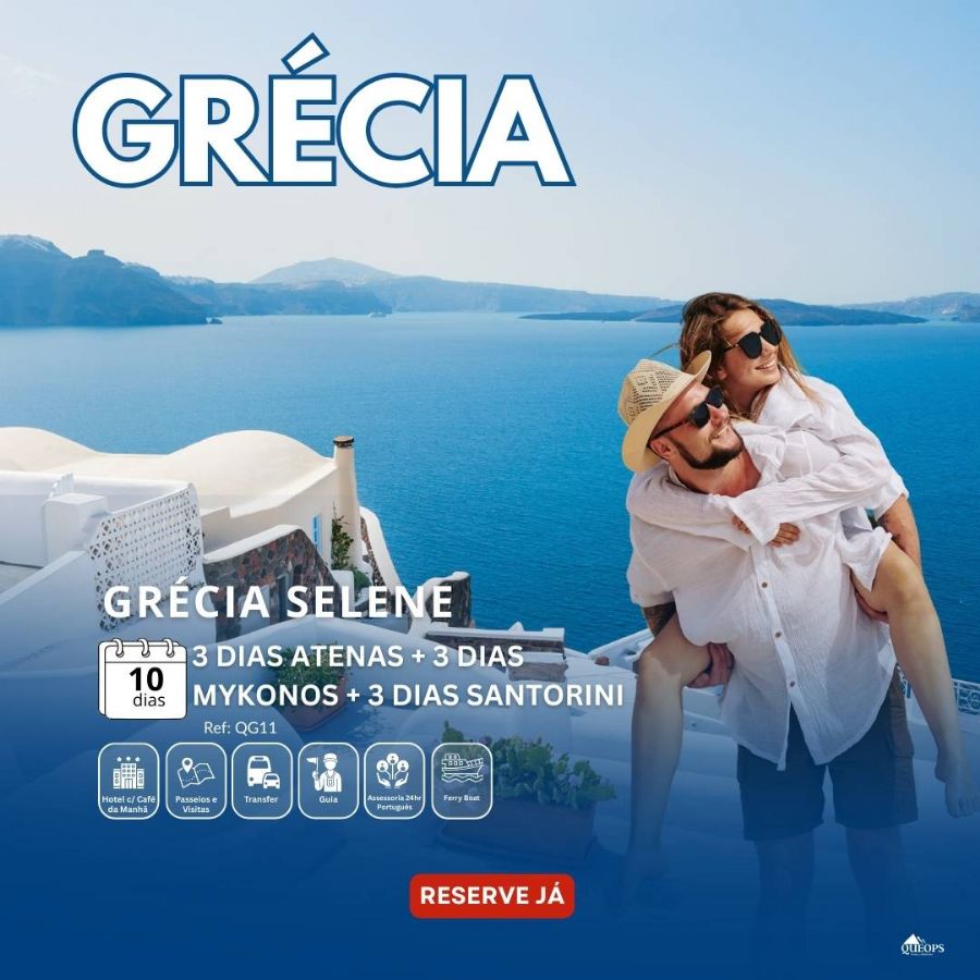 QG11 GRECIA SELENE  (3 DIAS ATENAS + 3 DIAS MYKONOS + 3 DIAS SANTORINI)